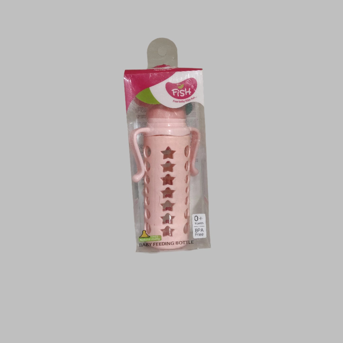 Brand Name Fish, Glass Feeding Bottle 240ml