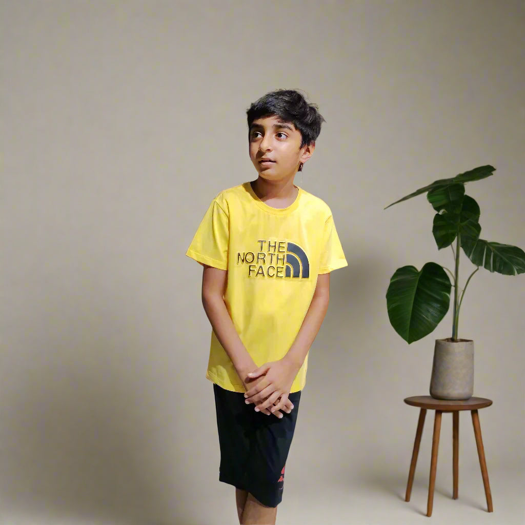Imported The North Face Yellow T-Shirt