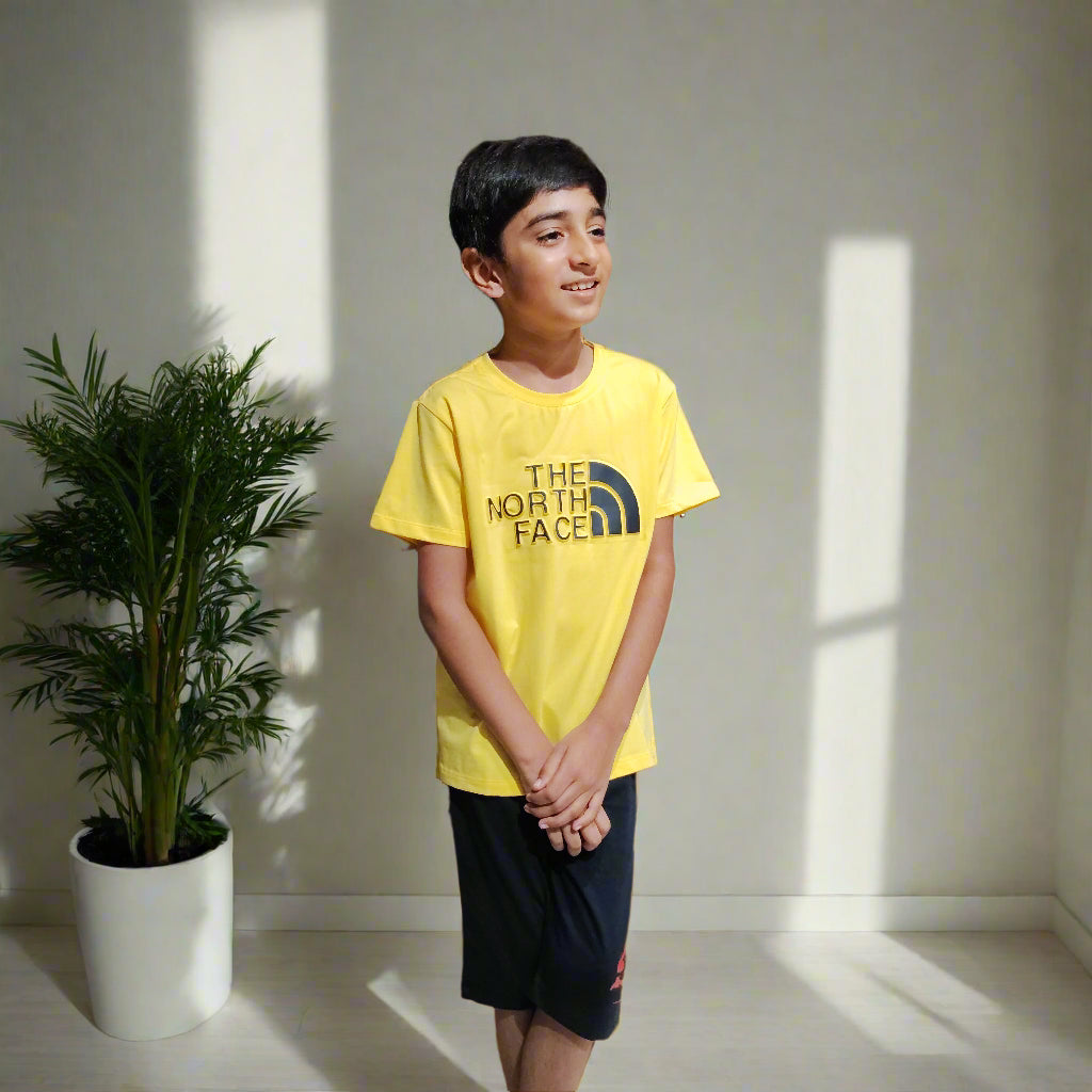 Imported The North Face Yellow T-Shirt