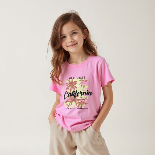 Half seleeve California Girls T-Shirt