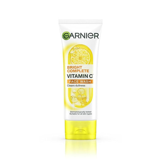 Garnier Bright Complete Brightening Face wash 100ml clears dullness