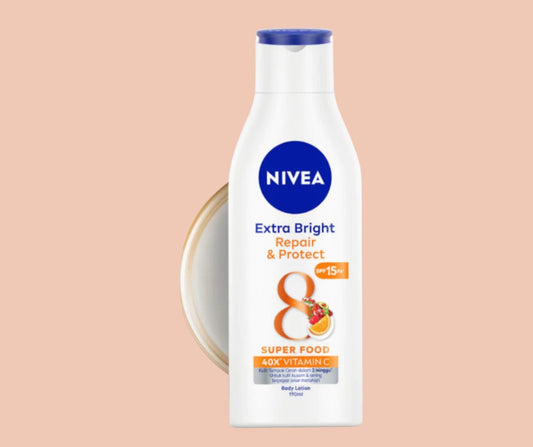 Nivea Extra Bright Repair & Protect Body Lotion (190ml) SKU:8999777000318