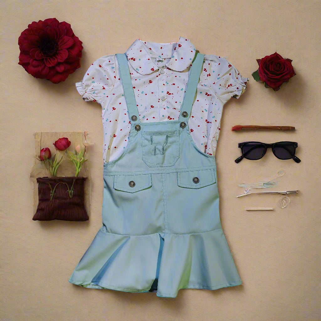 Girls Fancy Wear Semi Westran Top