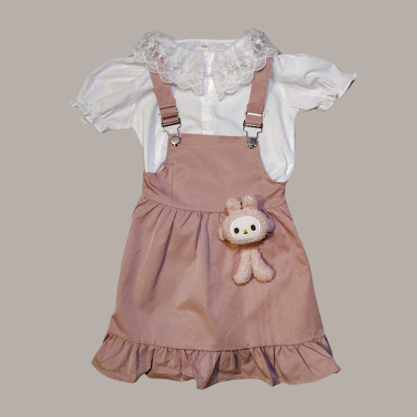 Lovely Fashion Kid Wear Baby Girl Suspender Skirt