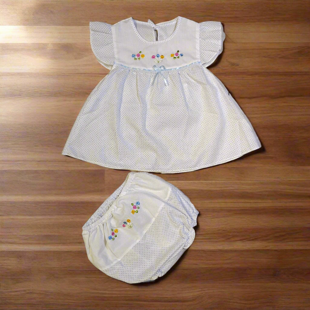 New born baby Girls Dress.Made in Thailand