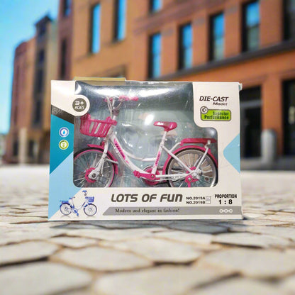 Mini Bicycle Model Toy Alloy Plastic Downhill Mountain Bike Toys Gifts