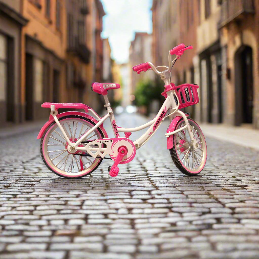 Mini Bicycle Model Toy Alloy Plastic Downhill Mountain Bike Toys Gifts