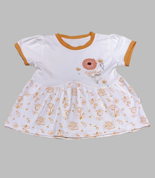 Imported Baby girl Frock jercy stuf