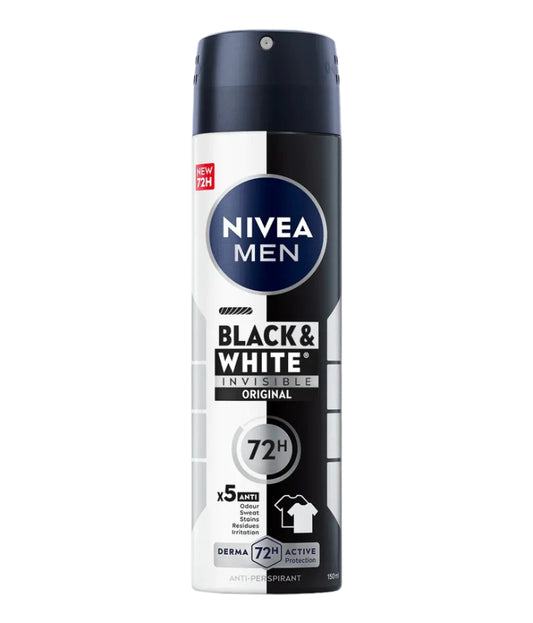 BLACK & WHITE INVISIBLE ORIGINAL ANTIPERSPIRANT 150ml