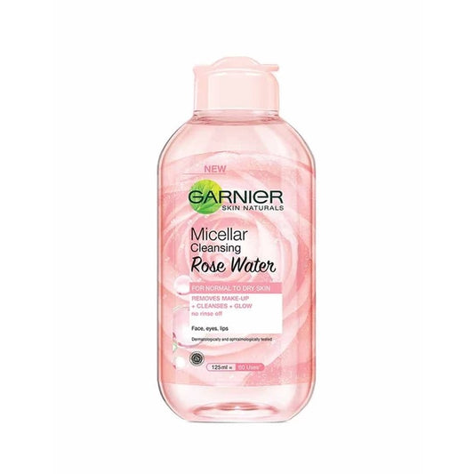 Garnier Micellar Cleansing Rose Water For Normal To Dry Skin - 125ml.Made In UK