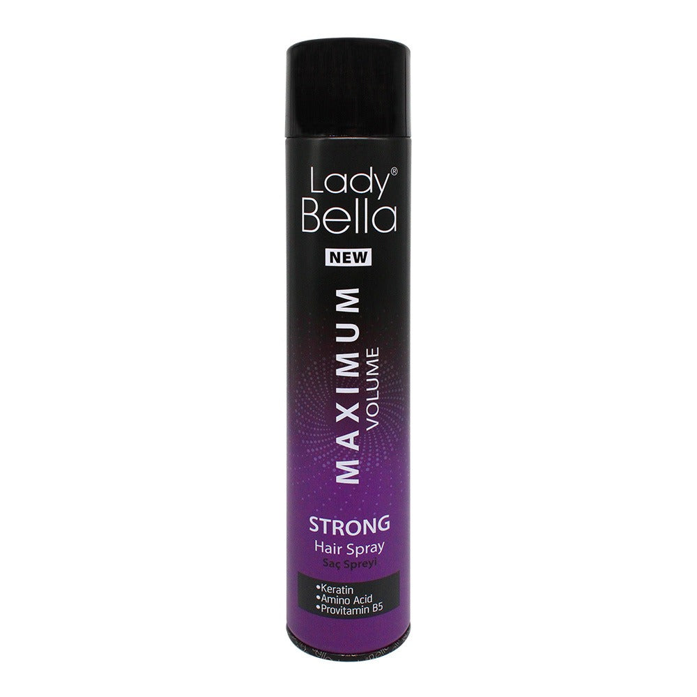 Hairspray Lady Bella Strong, strong hold, 400 ml. Made in Turky